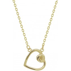 Z50-671 Zlatý náhrdelník srdce
