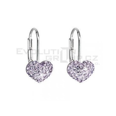 Náušnice Swarovski violet 31125.3