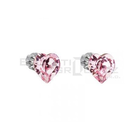 Naušnice Swarovski 31139.3 rose